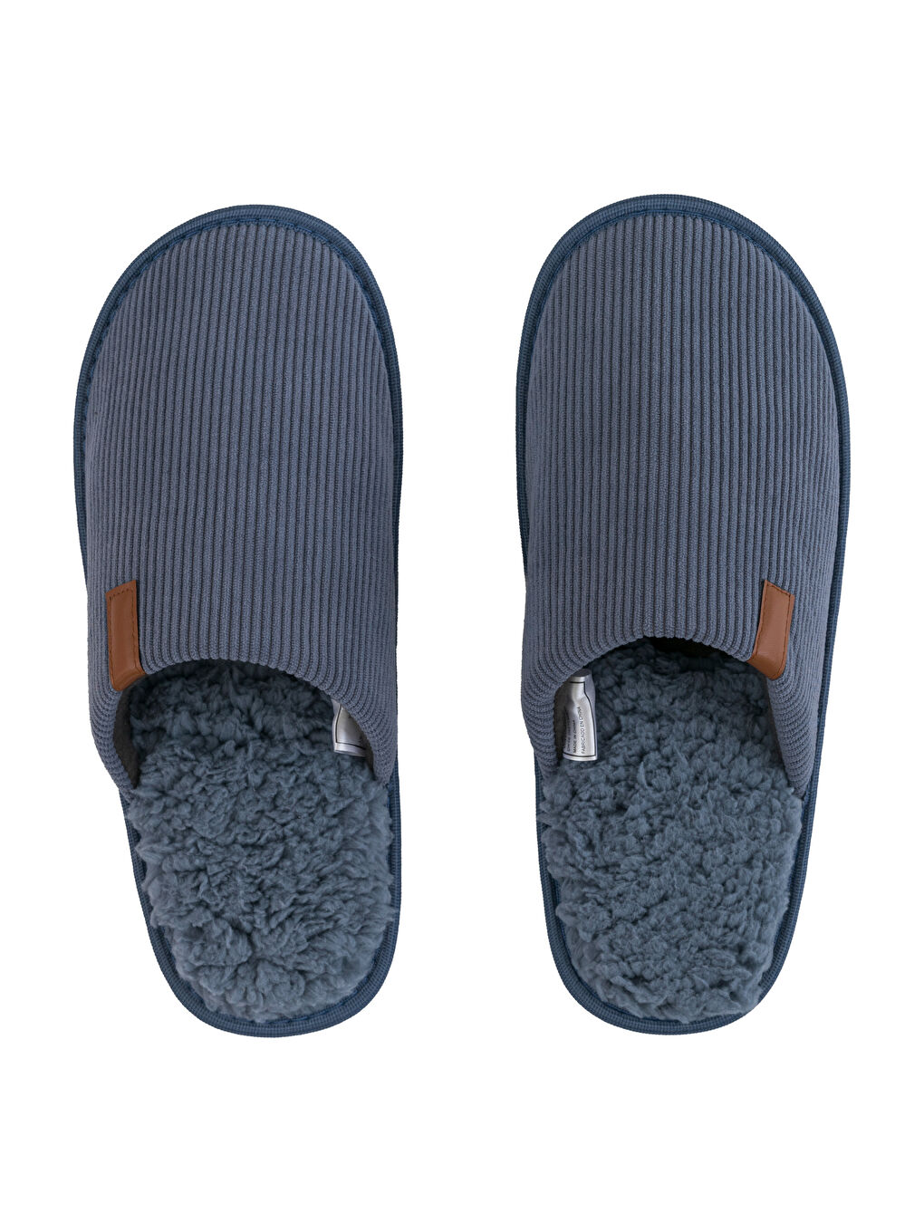 Papuci de Casă Vărgați Brodați pentru Bărbați-5