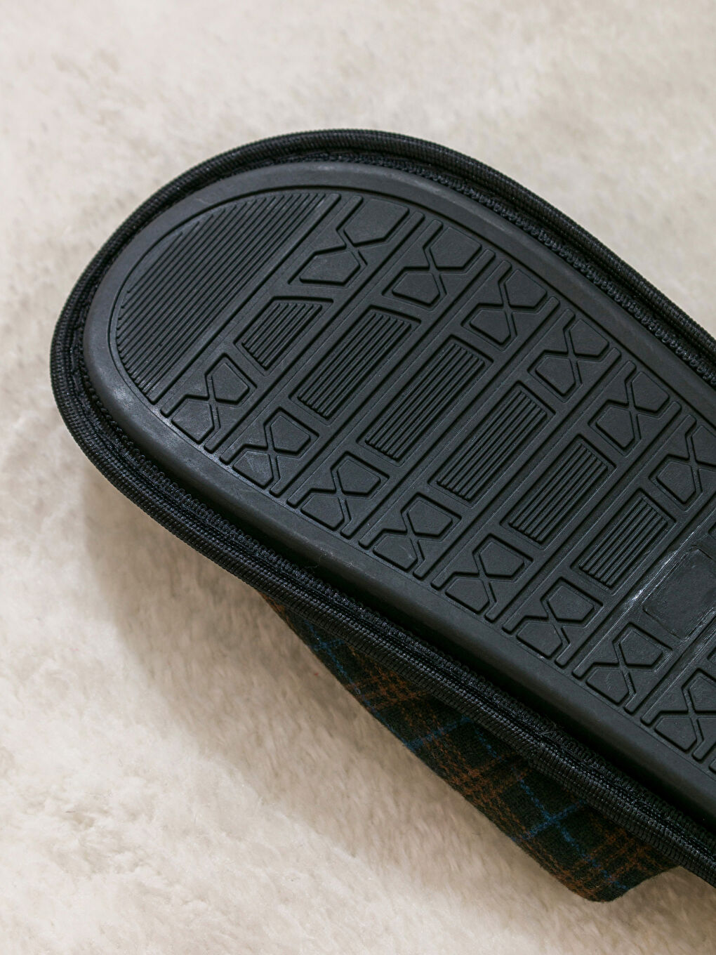 LCW STEPS Plaid Patterned Men's Home Slippers -W4CA27Z8-F9C