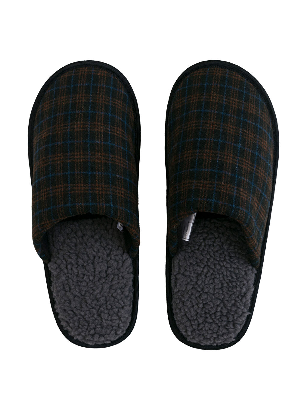 LCW STEPS Plaid Patterned Men's Home Slippers -W4CA27Z8-F9C