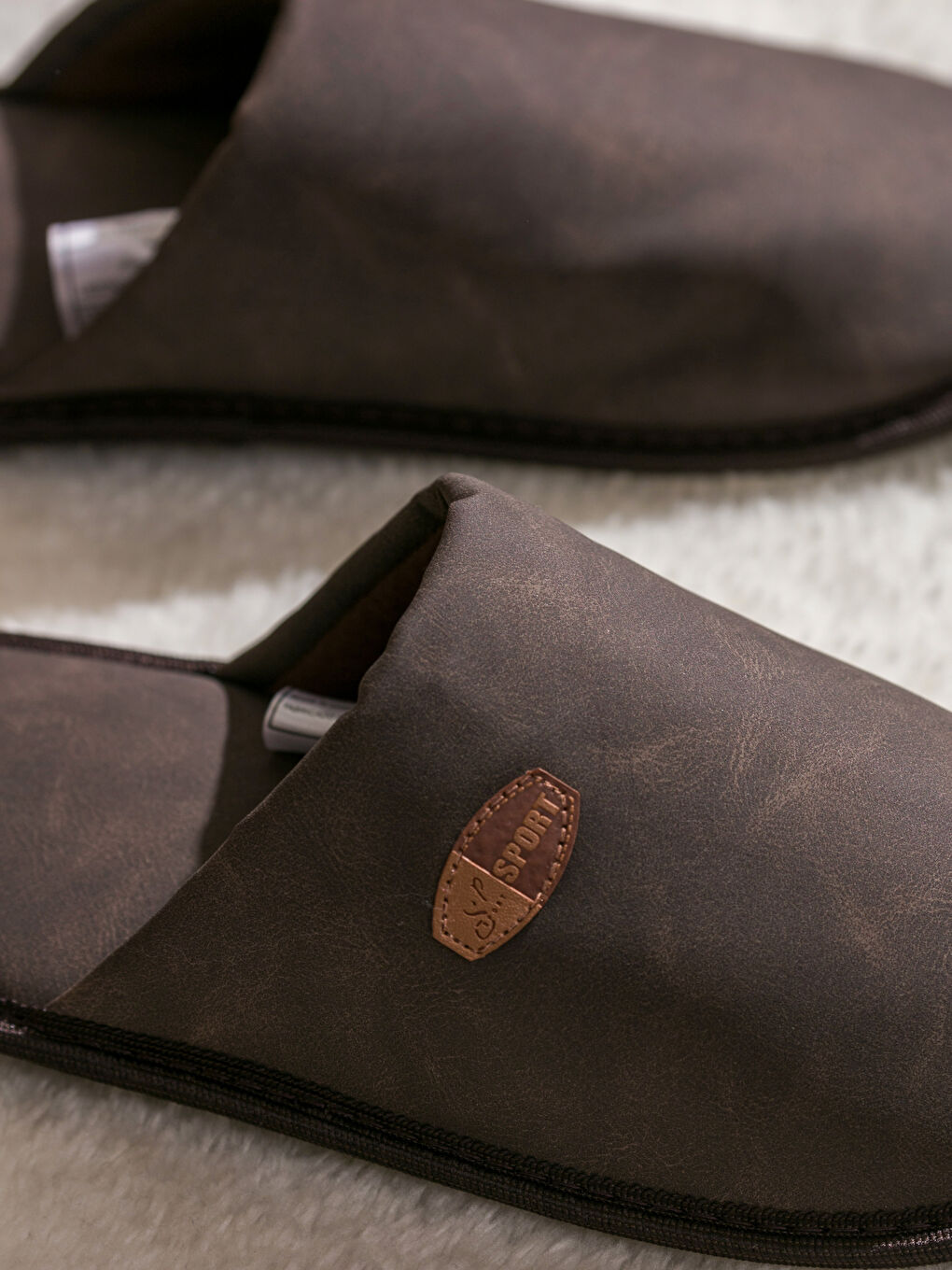 Faux Suede Men's Home Slippers-2