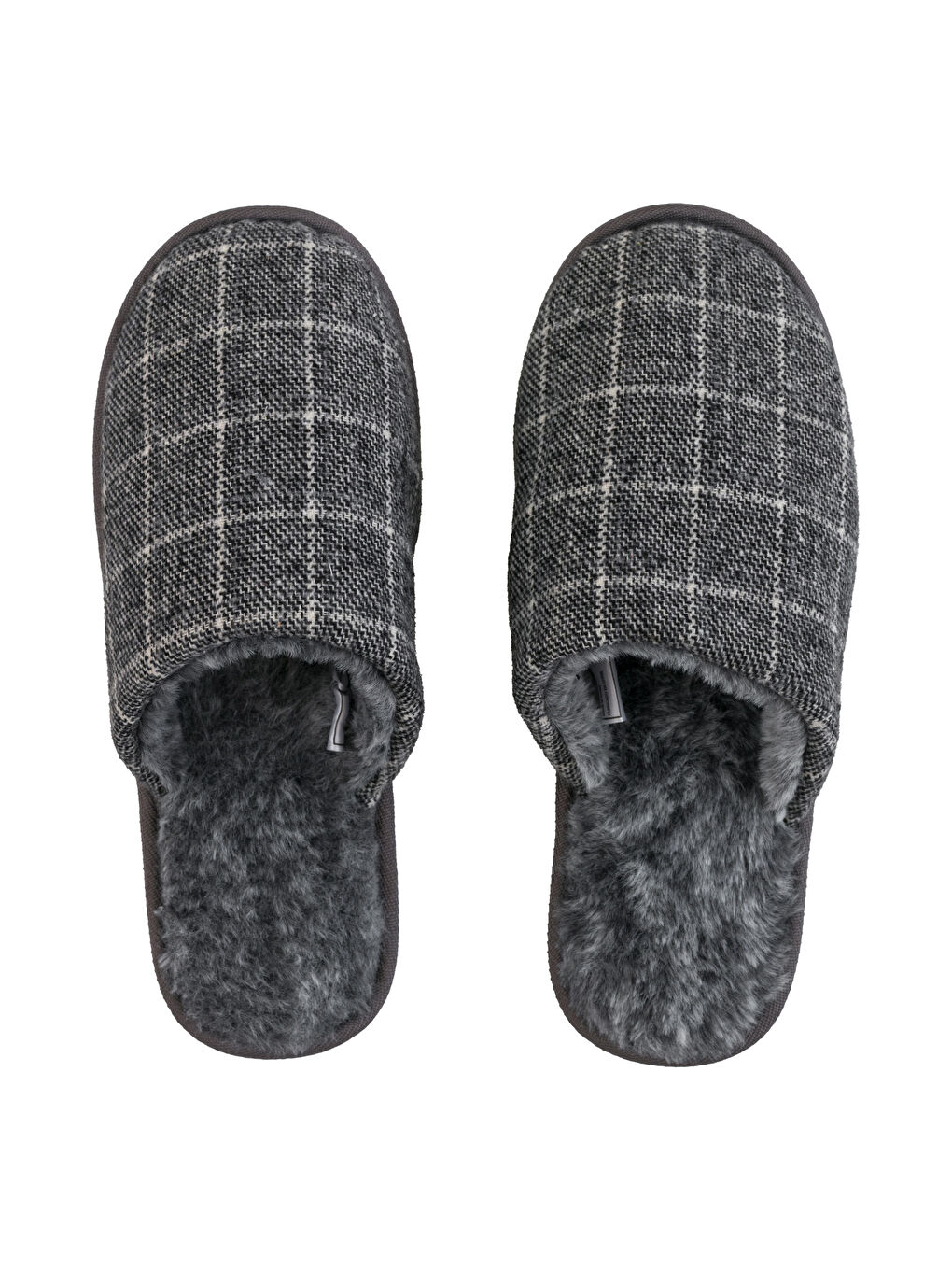 Plaid Patterned Men's Home Slippers-5