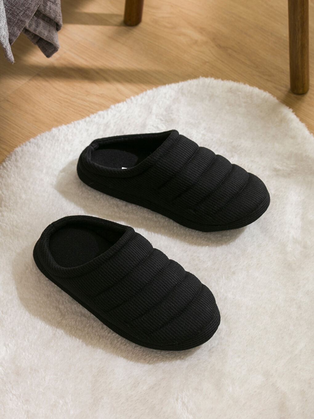 Επενδεδυμένες Ανδρικές Σπιτικές Παντόφλες-1