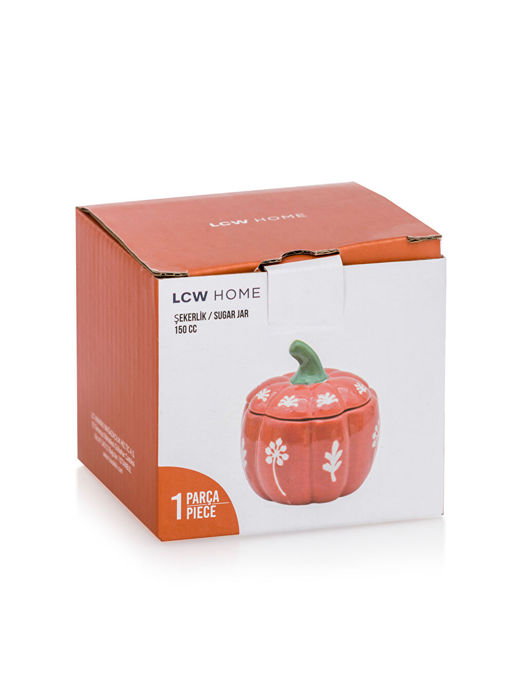 Bol de Zahăr Ceramic cu Model Dovleac 150 ml-3