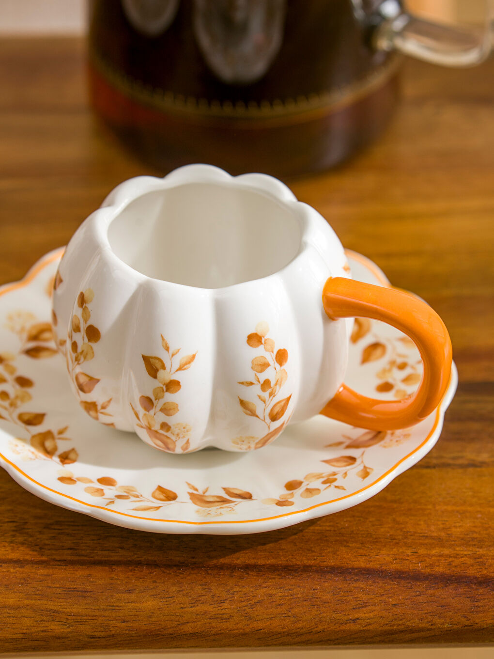Printed 2-Person Porcelain Coffee Cup Set 90 ml -W4CD54Z8-EEW