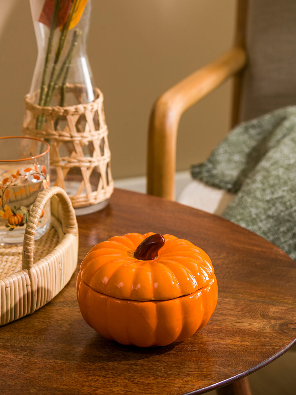 Turuncu Bal Kabağı Kokulu Mum 260 g-2