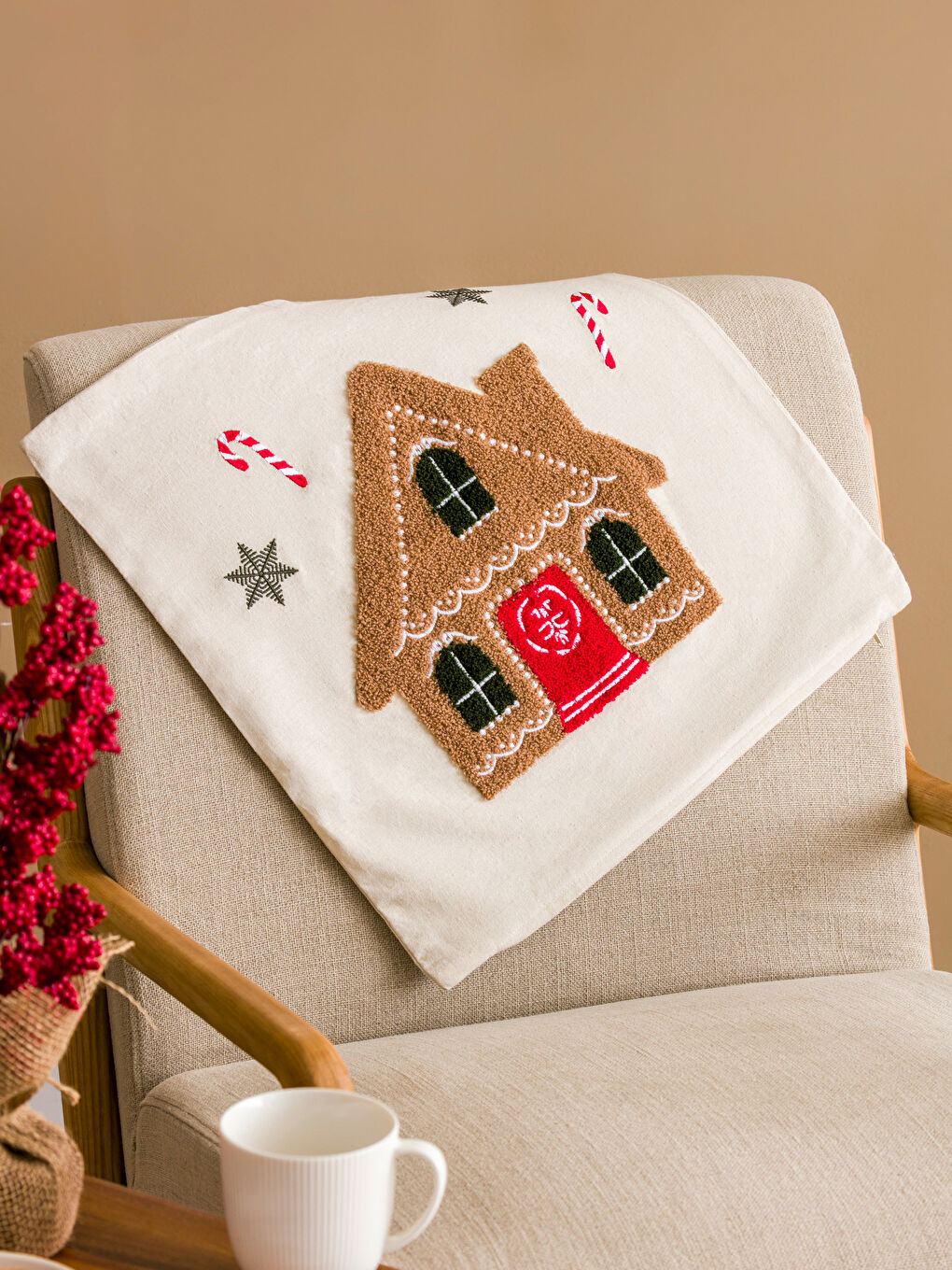 New Year's Themed Throw Pillow Case 45x45 Cm -W4CF82Z8-F9C