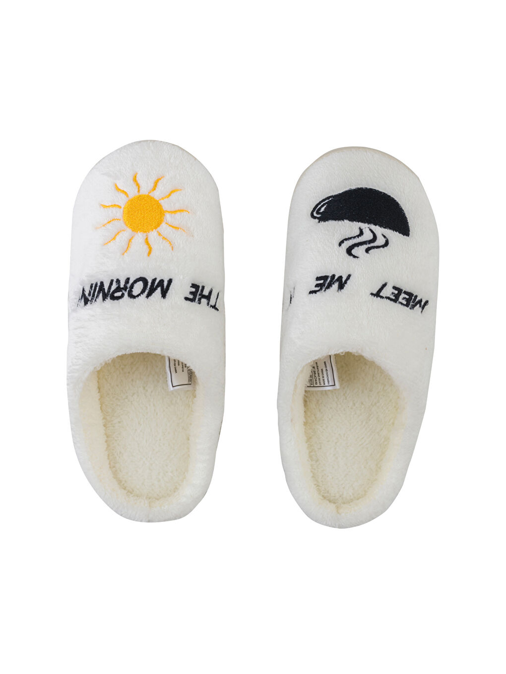 Embroidered Plush Women's Home Slippers-5