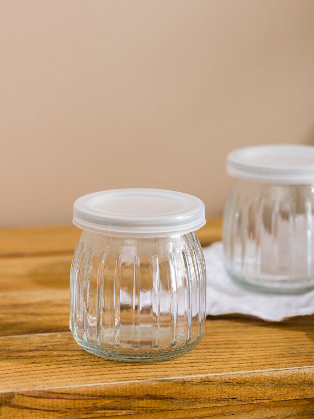 Renksiz Cam Baharatlık Seti 6'lı-1