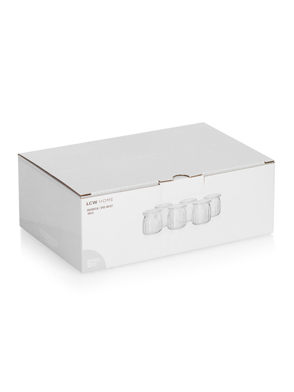Renksiz Cam Baharatlık Seti 6'lı-3
