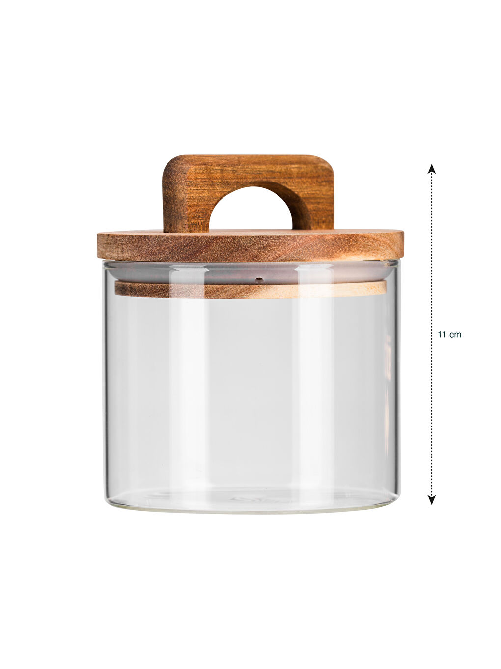 Wooden Lid Glass Storage Container 540 ml-4