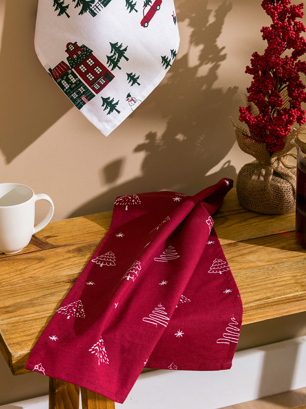 Tiskana kuhinjska krpa, pakiranje od 2 komada, 40x50 cm-1