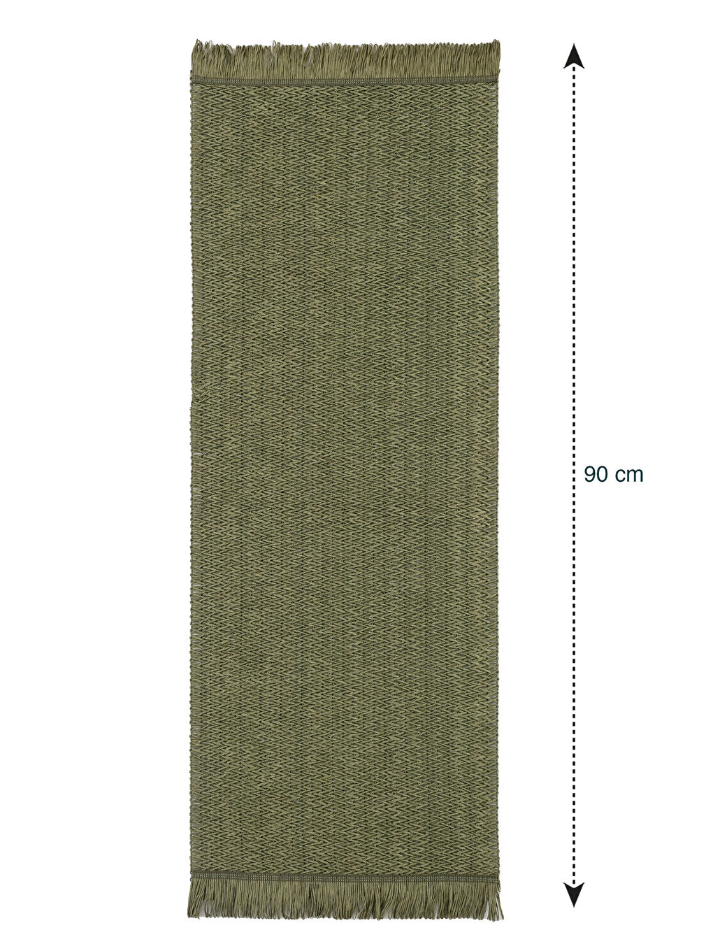LCW HOME Yeşil Püskül Detaylı Runner 30x90 cm - 3