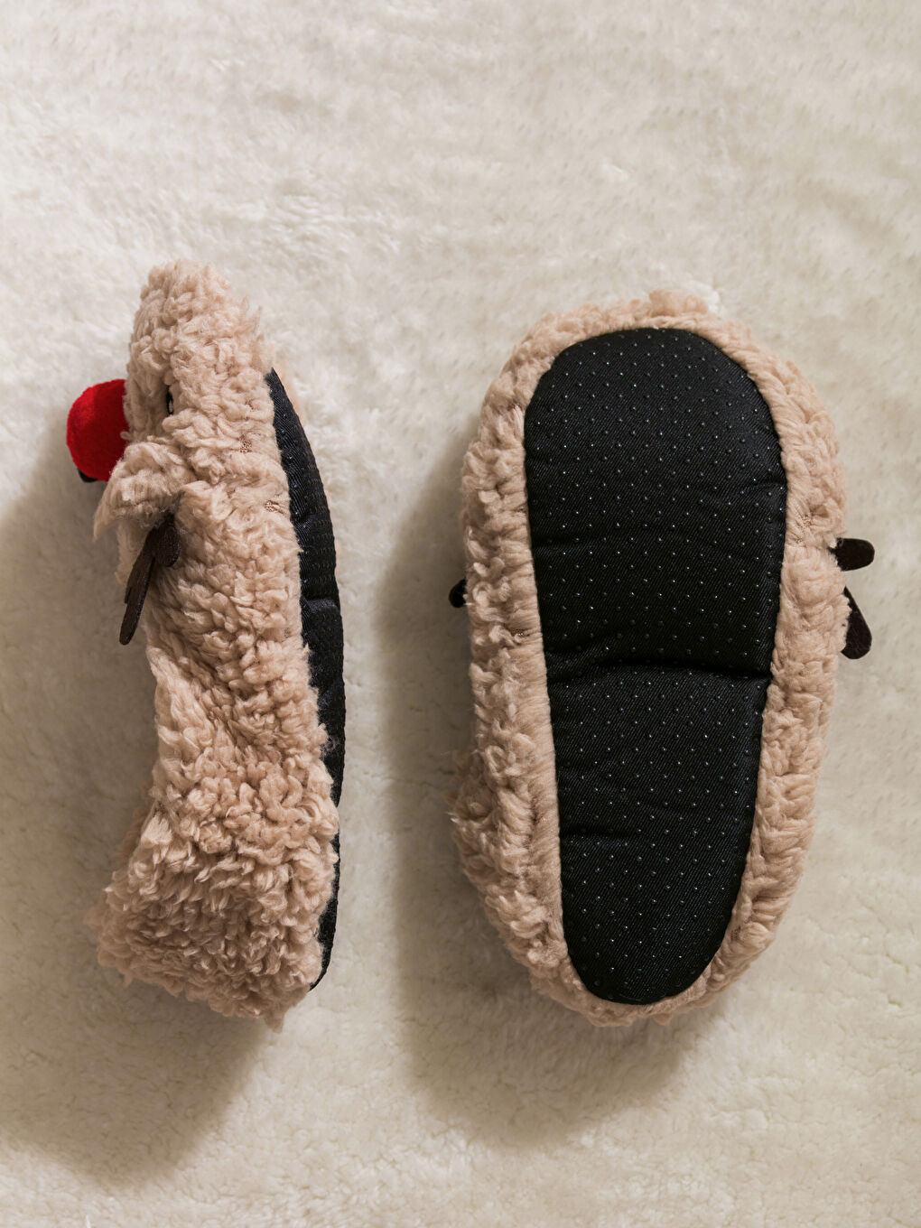 LCW STEPS Christmas Themed Plush Women's Home Slippers -W4CU00Z8-VK2