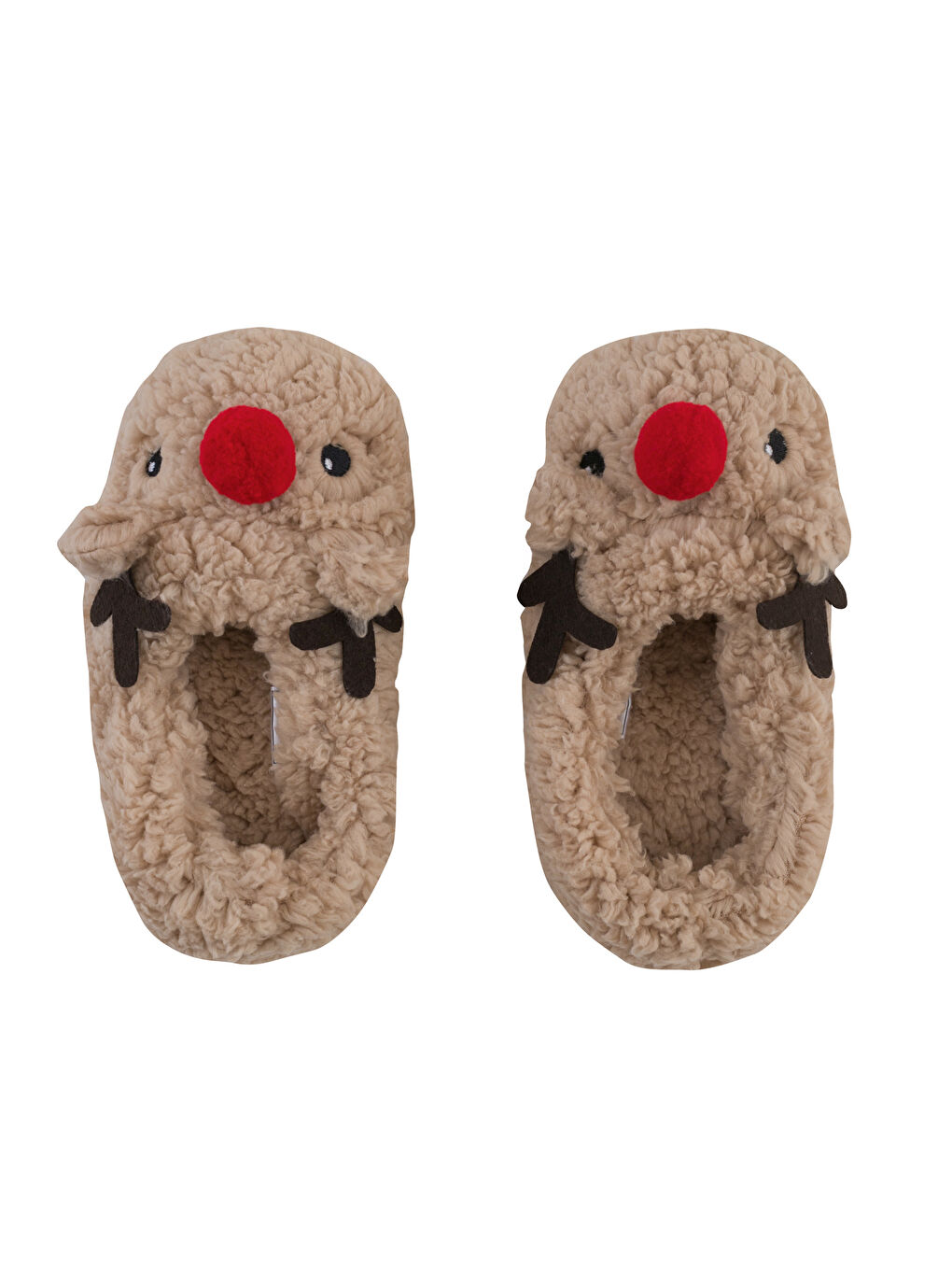 LCW STEPS Christmas Themed Plush Women's Home Slippers -W4CU00Z8-VK2