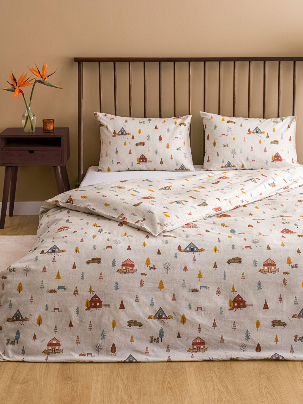 Printed Double Duvet Cover Set