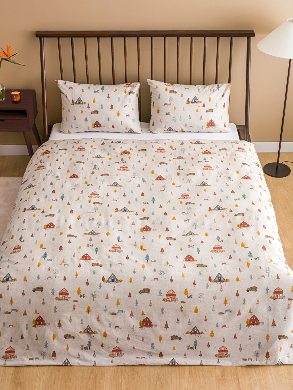 Printed Double Duvet Cover Set-1