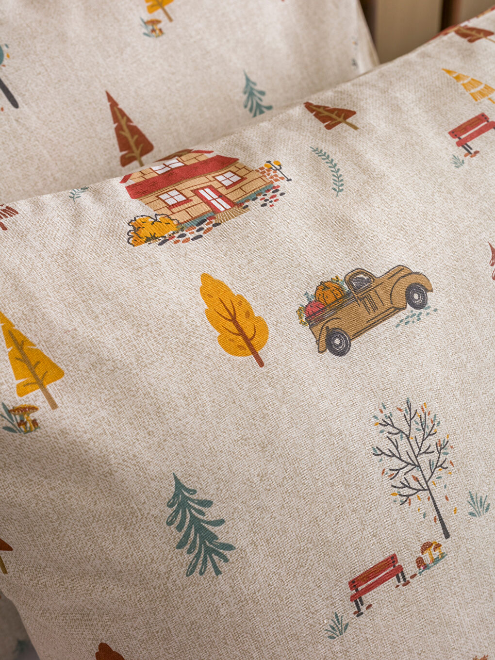 Printed Double Duvet Cover Set-3