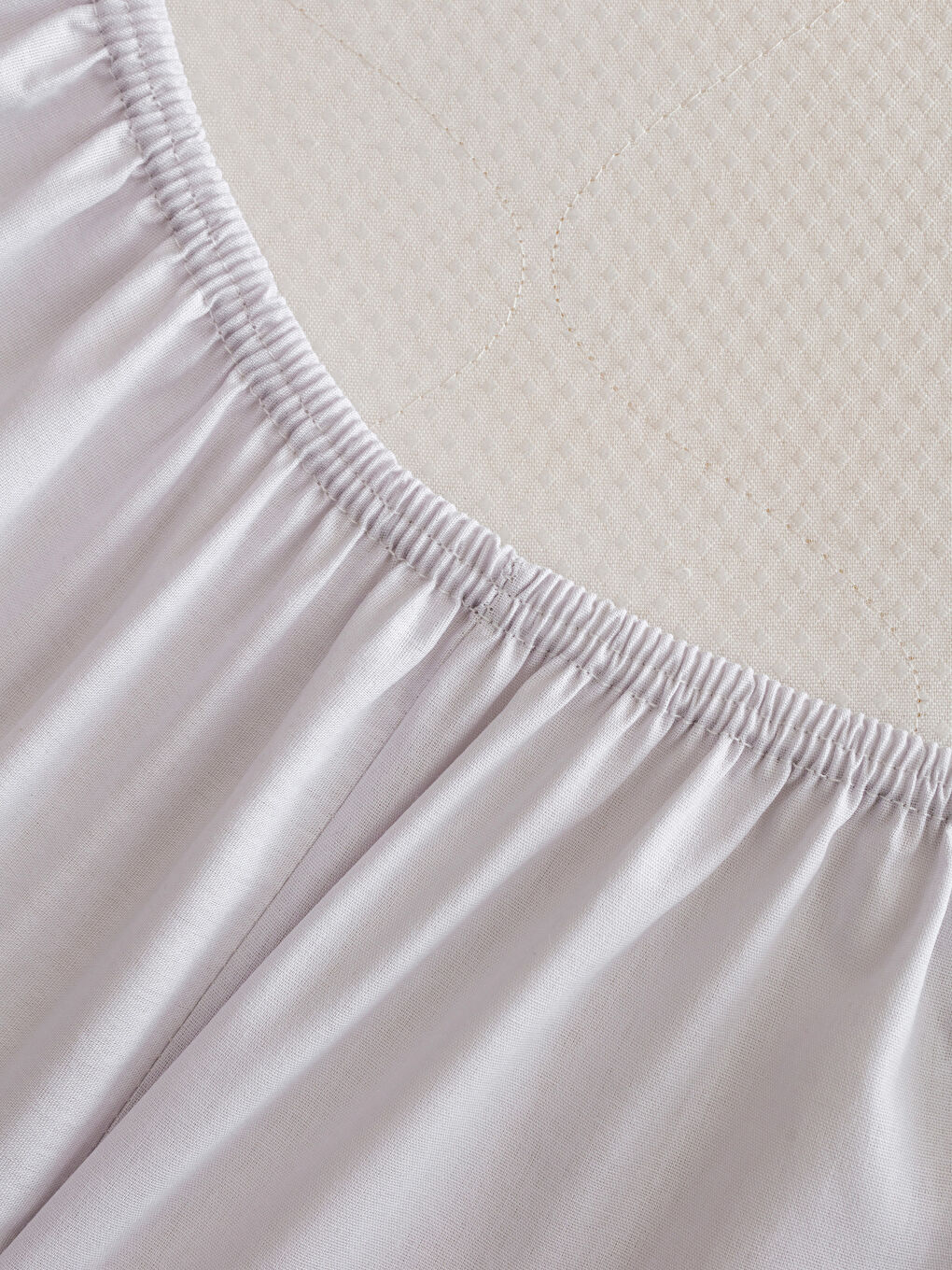 Gri Tek Kişilik Lastikli Dokuma Çarşaf 100x200x30 cm-3