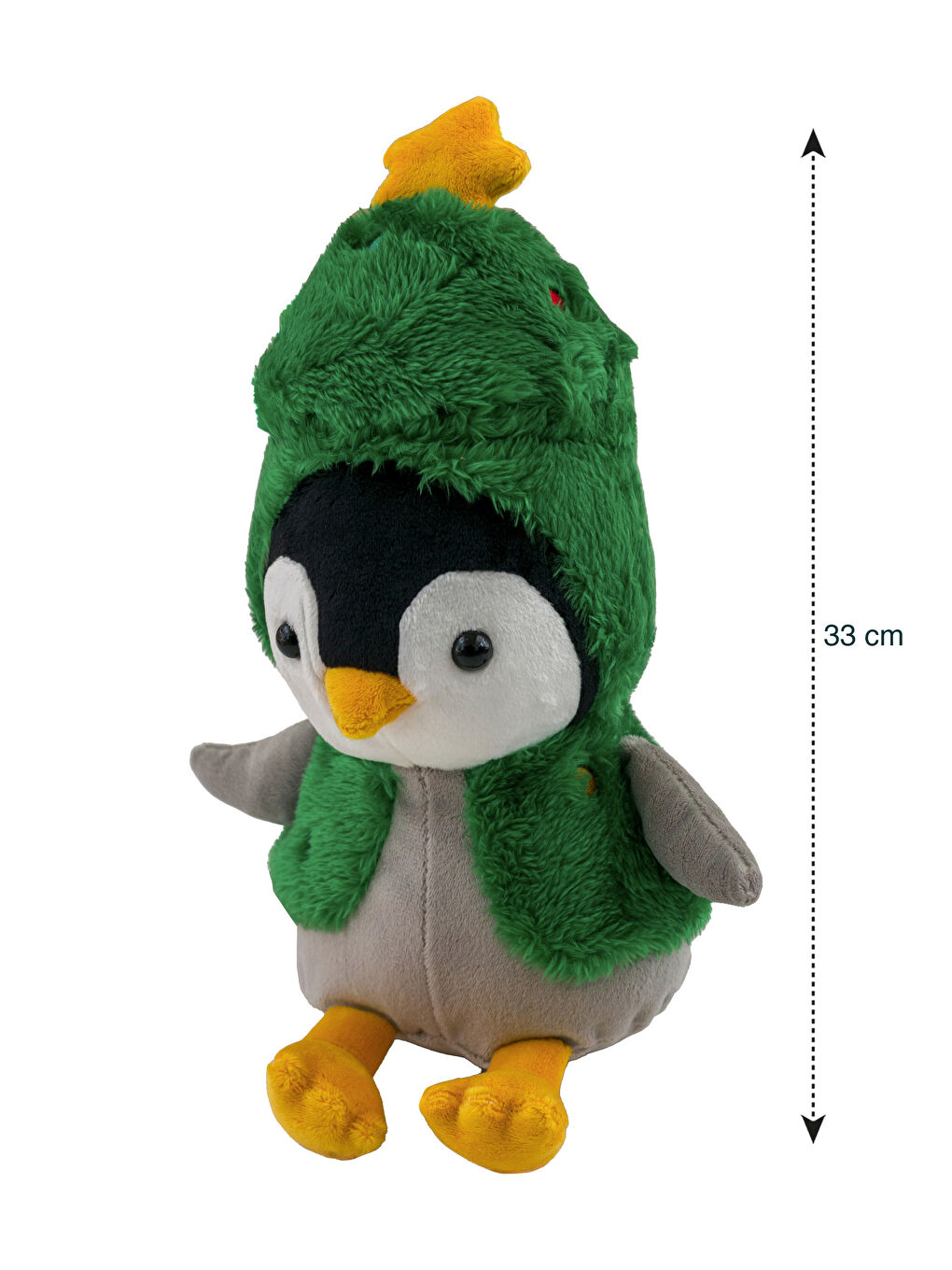 LCW HOME Karışık Baskılı Penguen Figürlü Dolgulu Pelüş Bebek Kırlent 33 Cm - 3