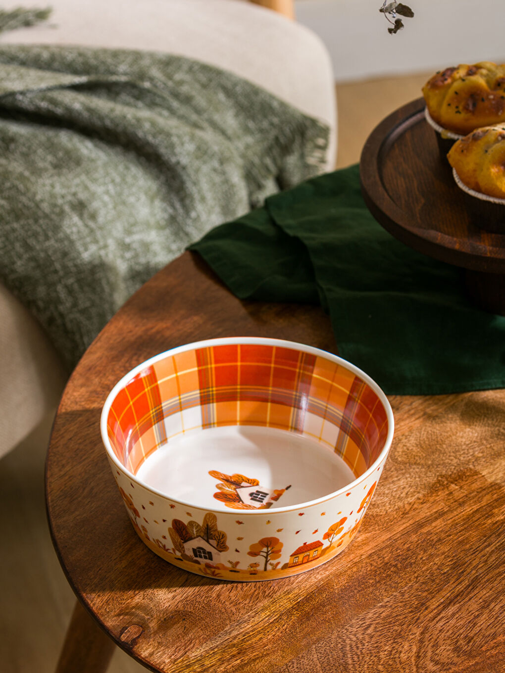 Printed Porcelain Bowl 17 cm -W4EB58Z8-SWJ