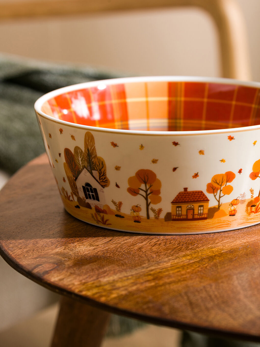 Printed Porcelain Bowl 17 cm -W4EB58Z8-SWJ