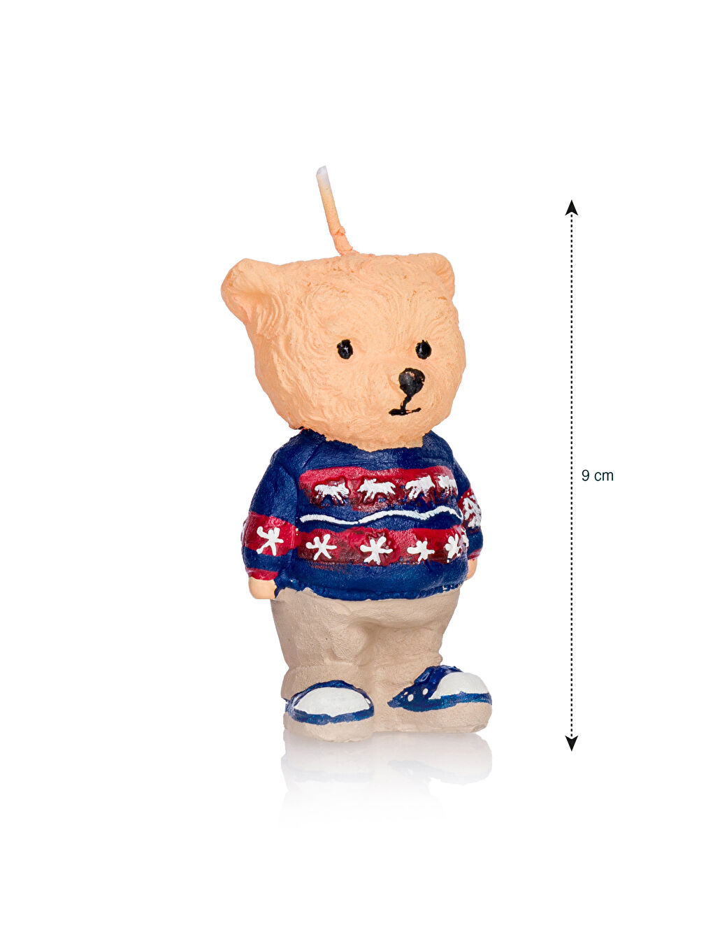 LCW HOME Karışık Baskılı Ayı Teddy Baskılı Dekoratif Mum 9 Cm - 3