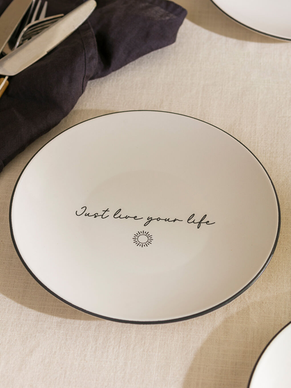 Bedruckter Keramikkuchenteller 4er-Pack 20 cm-3