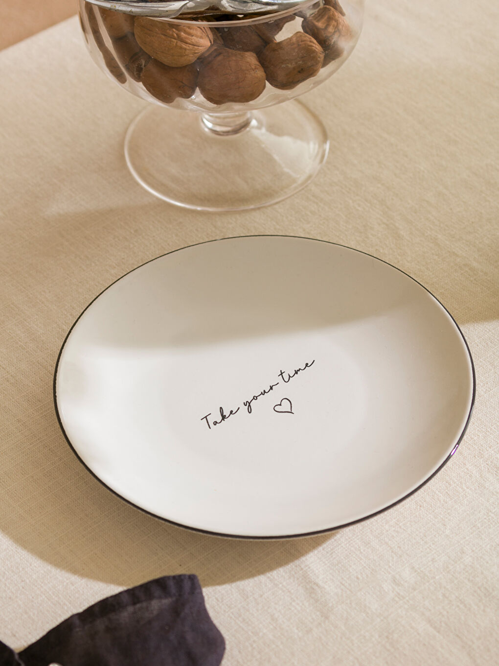 Bedruckter Keramikkuchenteller 4er-Pack 20 cm-4