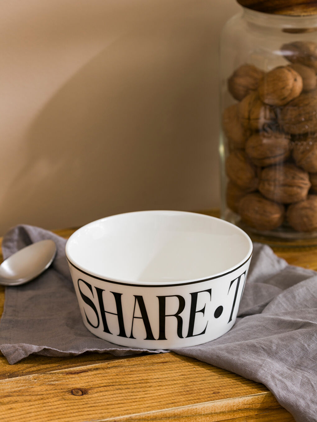 Printed Porcelain Salad Bowl 14 cm-1