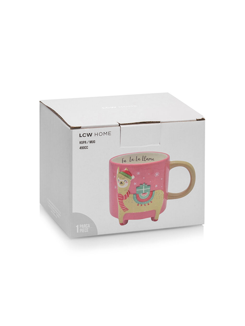 LCW HOME Karışık Yılbaşı Temalı Seramik Kupa 490 Ml - 3