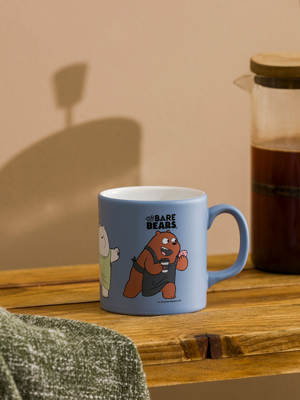 LCW HOME Mavi We Bare Bears Baskılı Seramik Kupa 320 Ml