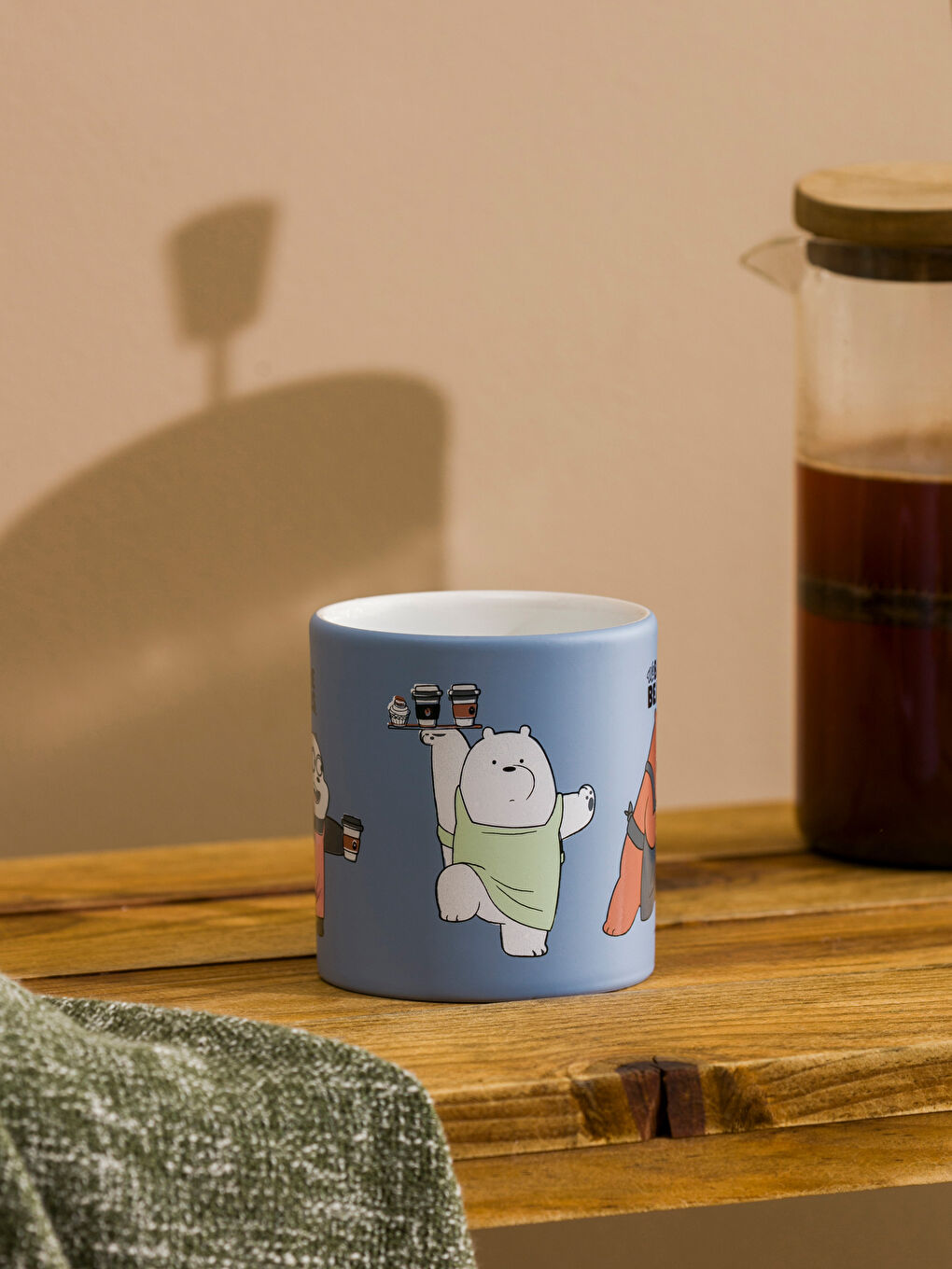 LCW HOME Mavi We Bare Bears Baskılı Seramik Kupa 320 Ml - 1