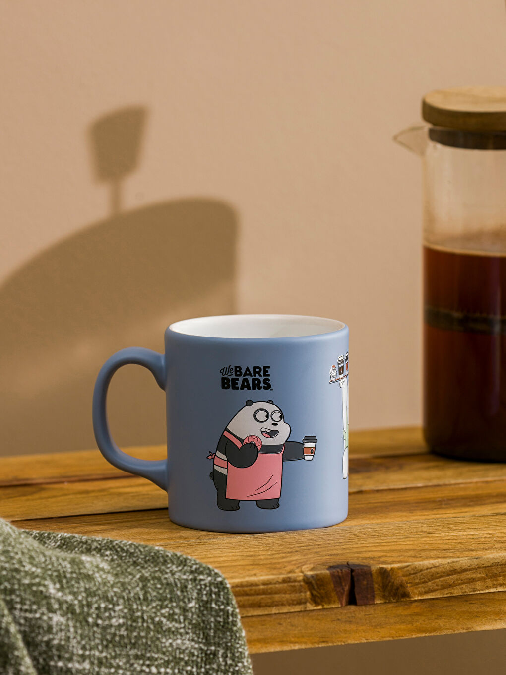 LCW HOME Mavi We Bare Bears Baskılı Seramik Kupa 320 Ml - 2