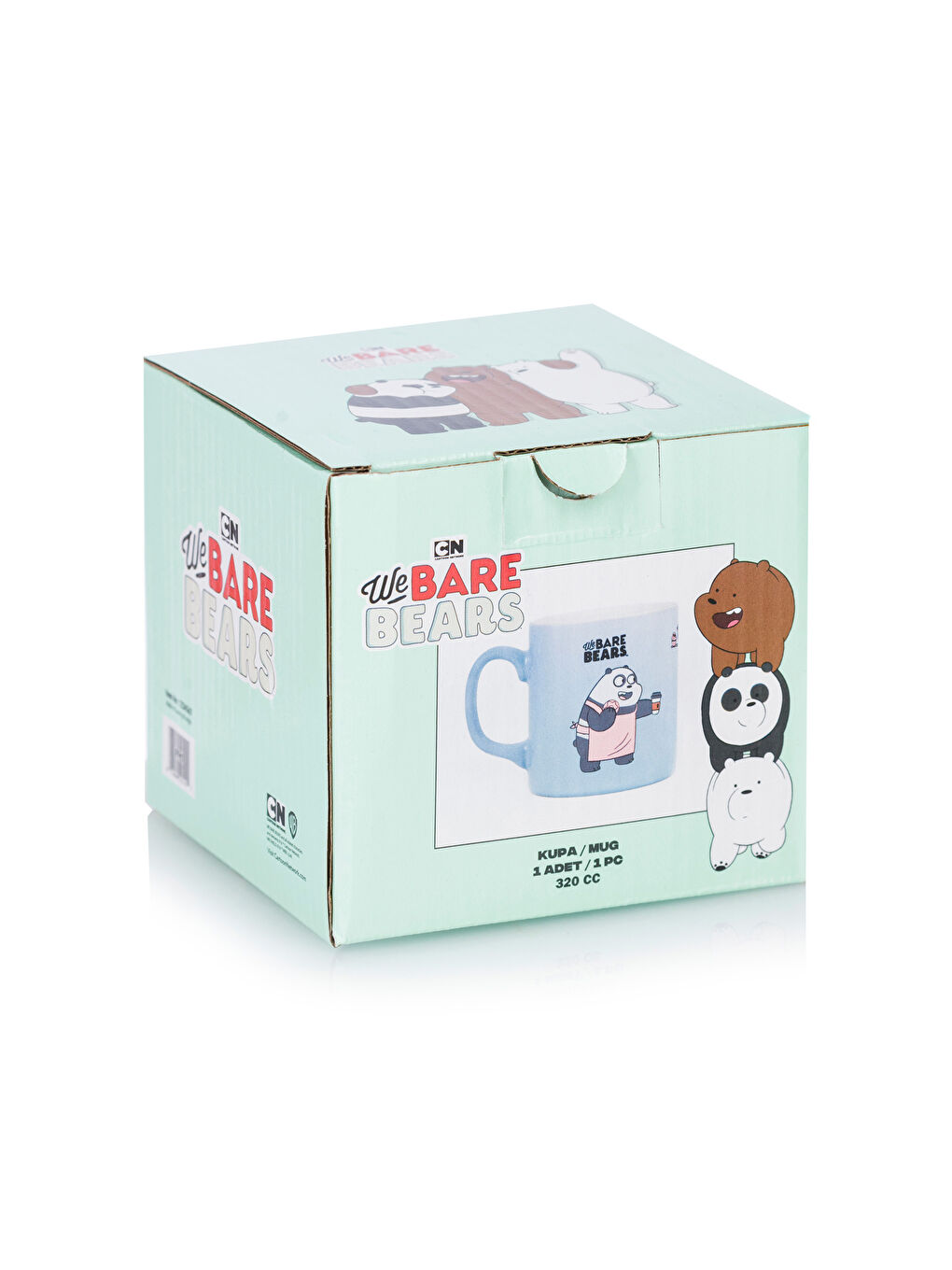 LCW HOME Mavi We Bare Bears Baskılı Seramik Kupa 320 Ml - 4