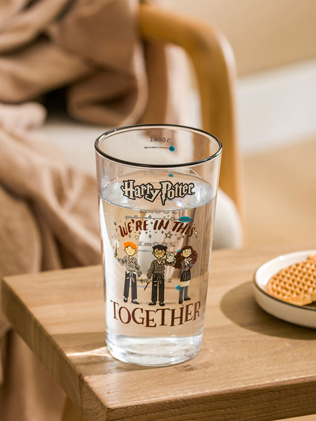 LCW HOME Karışık Baskılı Harry Potter Baskılı Cam Bardak 570 Ml