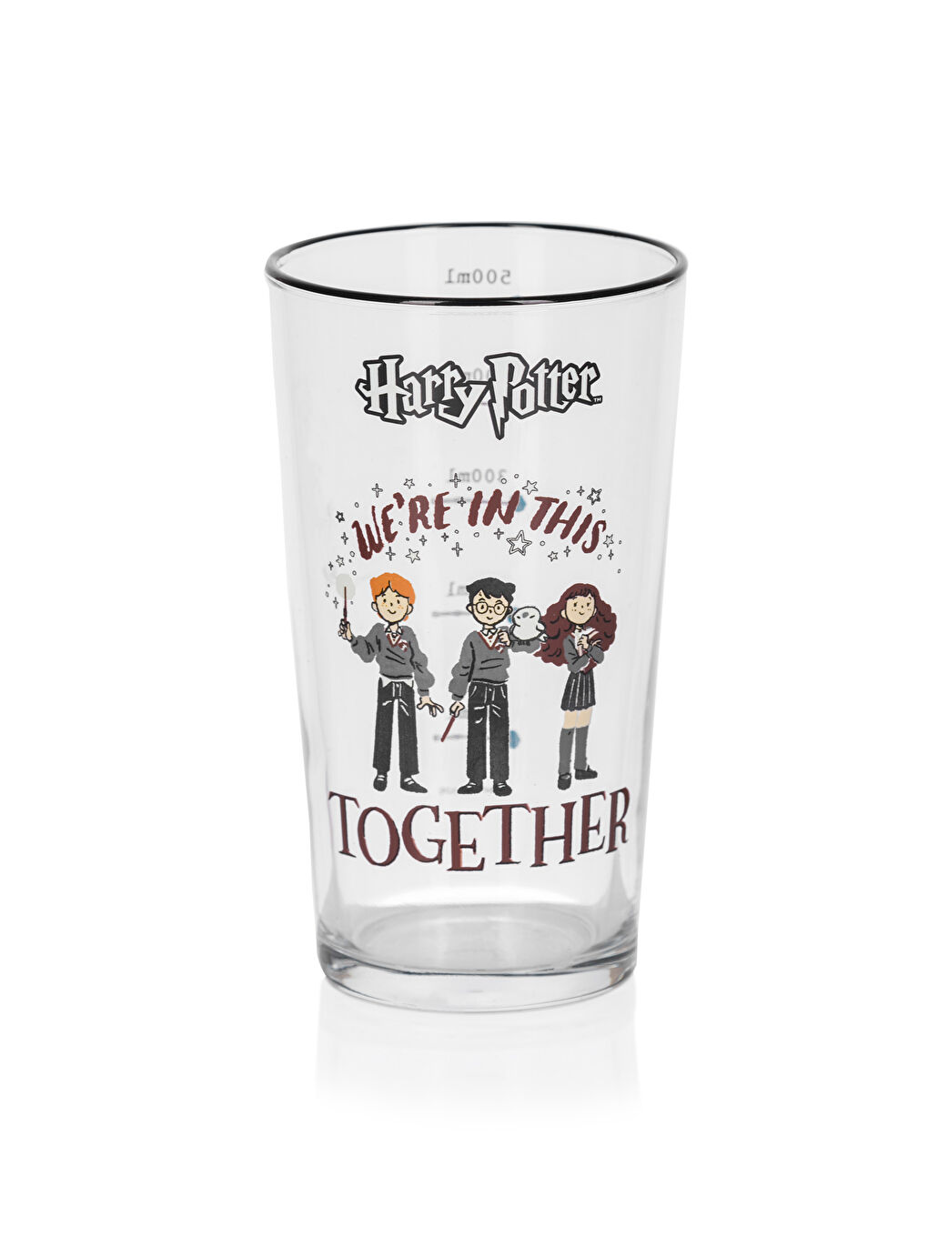 LCW HOME Karışık Baskılı Harry Potter Baskılı Cam Bardak 570 Ml - 4