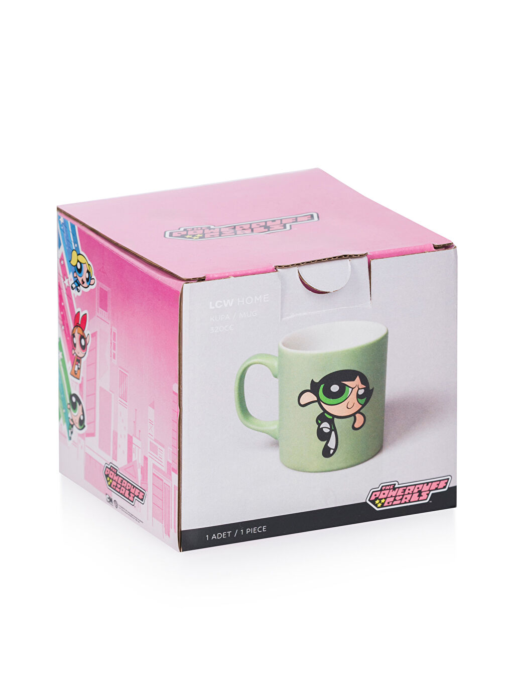 LCW HOME Nane Yeşili Powerpuff Girls Baskılı Seramik Kupa 320 ml - 3