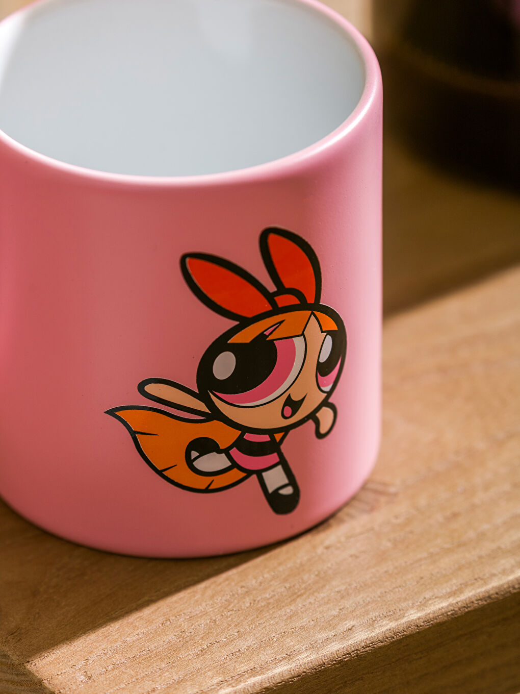 Pembe Powerpuff Girls Baskılı Seramik Kupa 320 ml-2