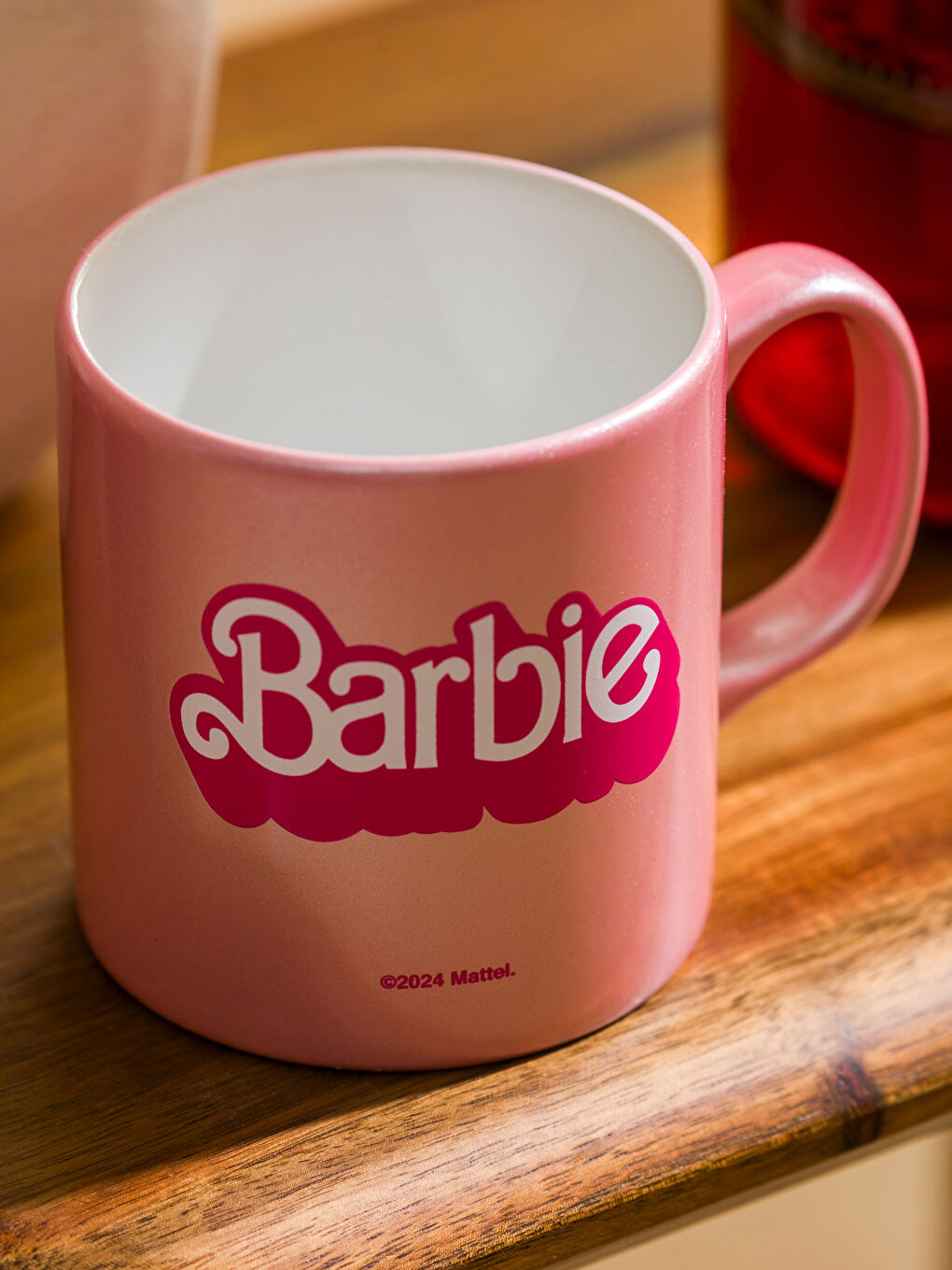 LCW HOME Açık Pembe Barbie Baskılı Seramik Kupa 320 Ml - 2