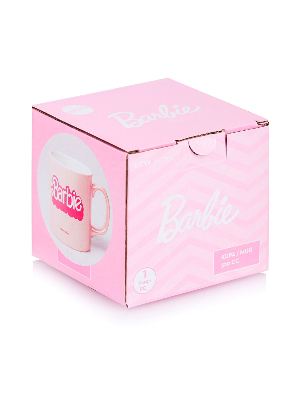 LCW HOME Açık Pembe Barbie Baskılı Seramik Kupa 320 Ml - 3