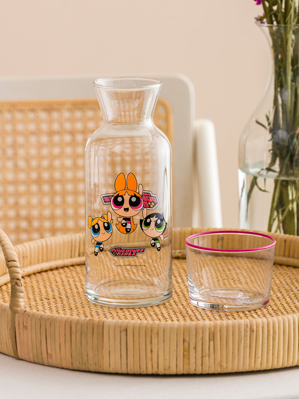 LCW HOME Karışık Baskılı Powerpuff Girls Baskılı Cam Sürahi 700 Ml - 2