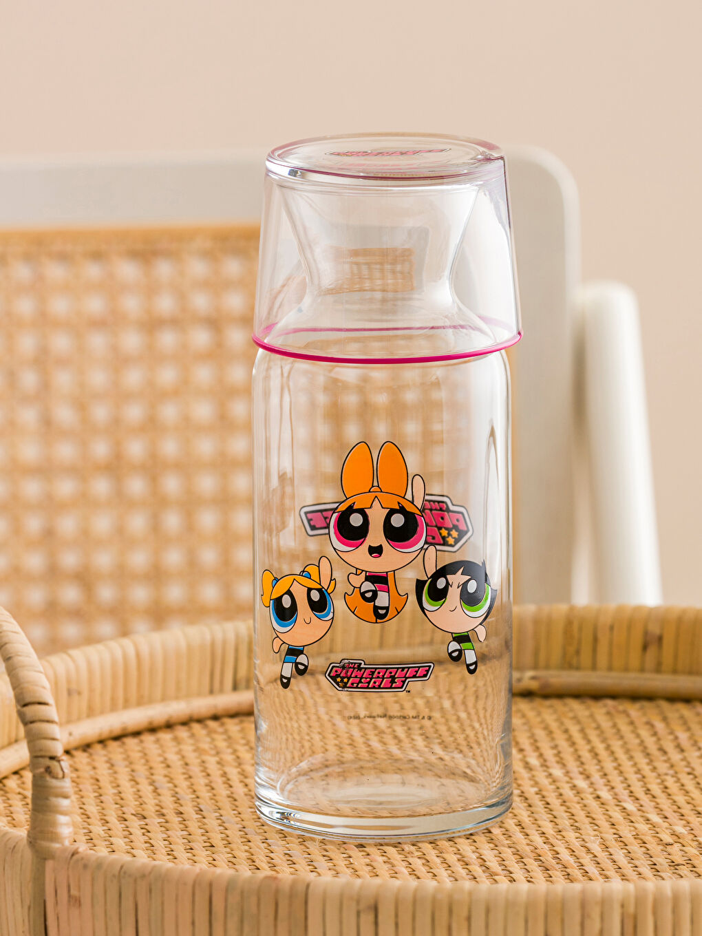 LCW HOME Karışık Baskılı Powerpuff Girls Baskılı Cam Sürahi 700 Ml - 3