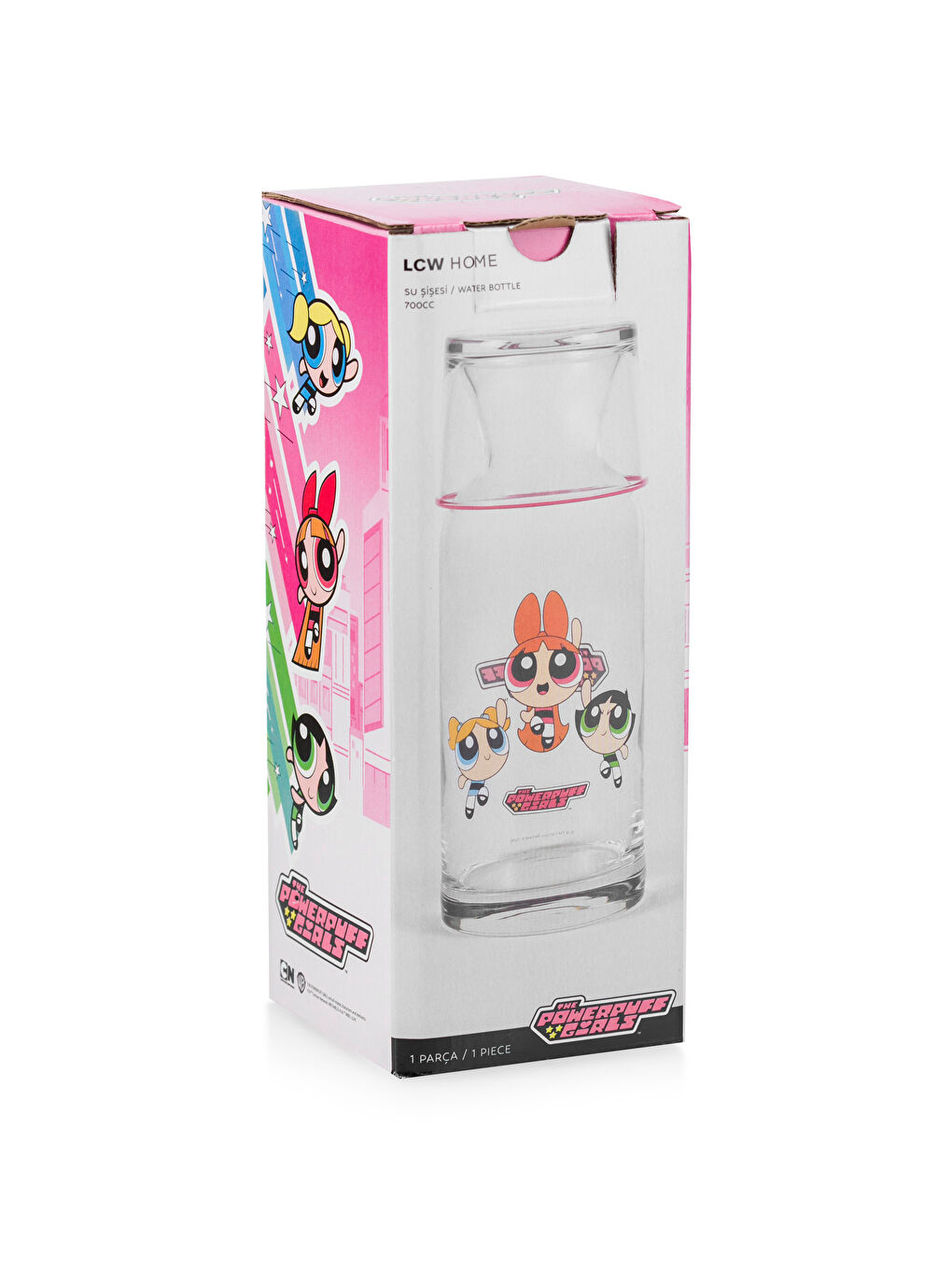 LCW HOME Karışık Baskılı Powerpuff Girls Baskılı Cam Sürahi 700 Ml - 5