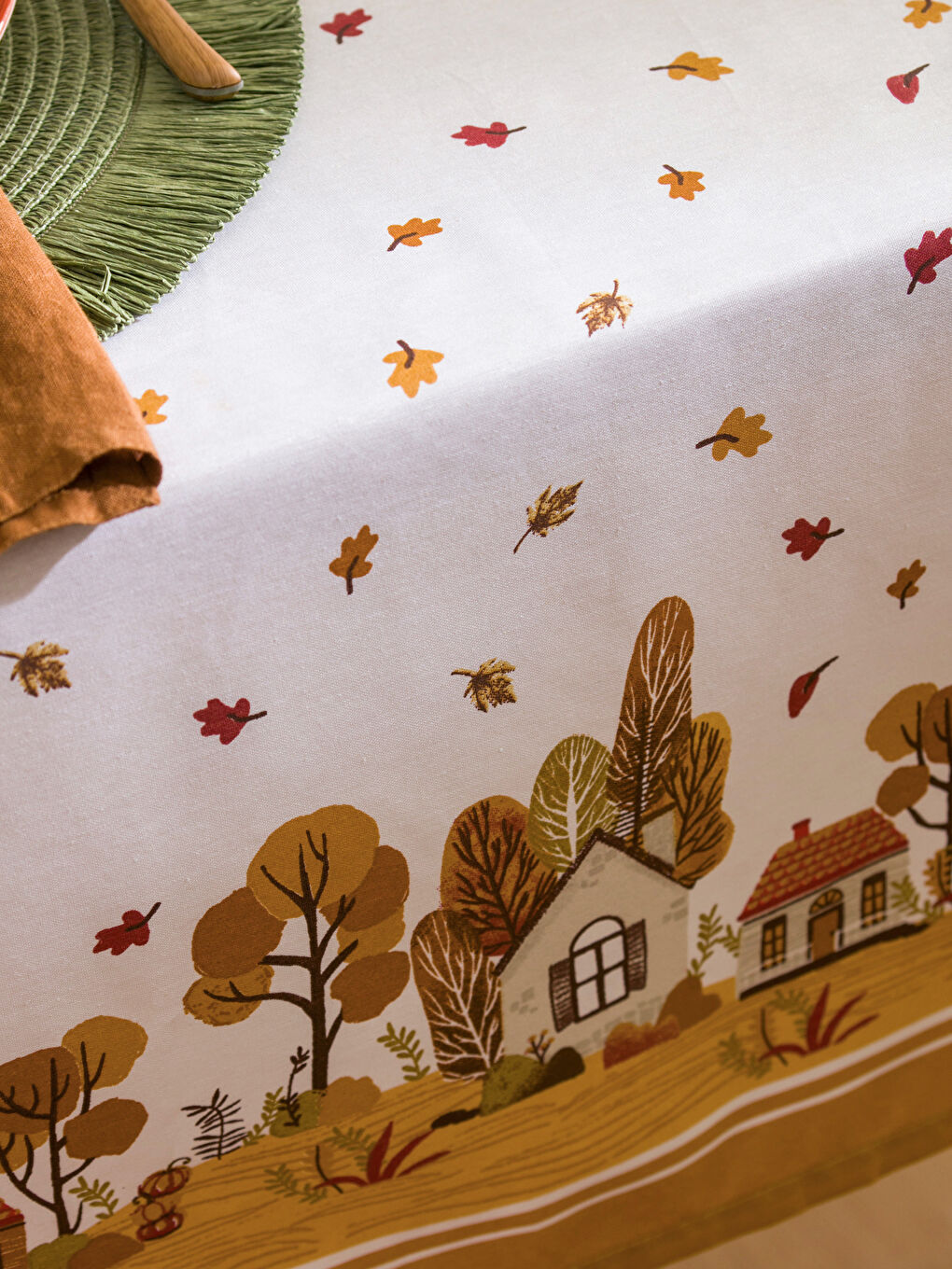 Printed Tablecloth 150x220 cm-3