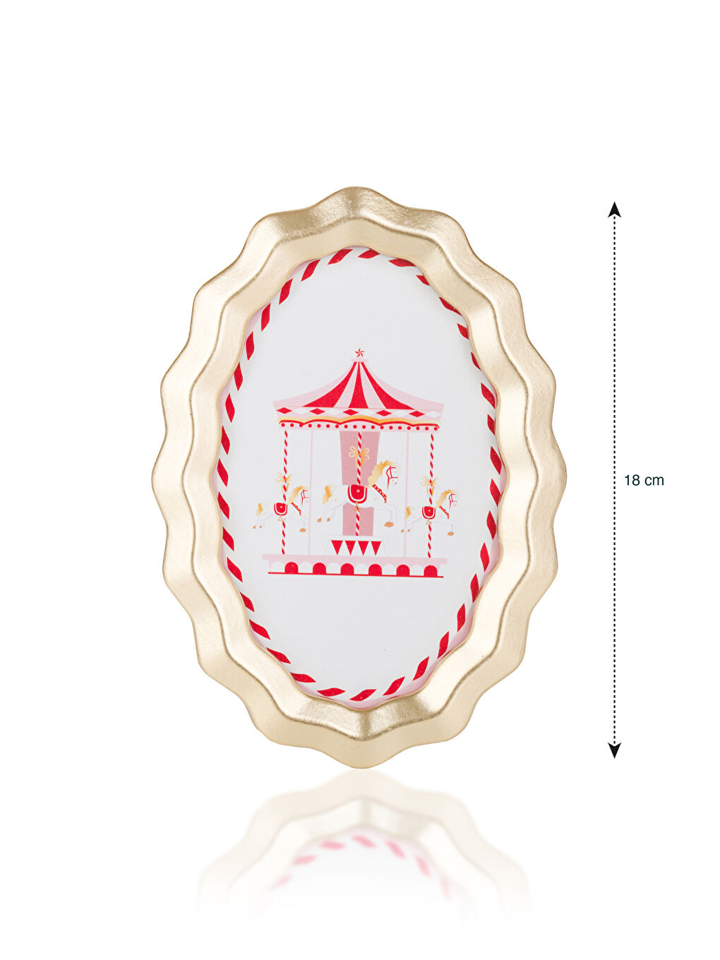 LCW HOME Sarı Dekoratif Ayaklı Fotoğraf Çerçevesi 18 Cm - 4