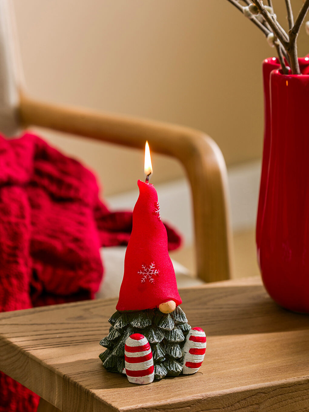Рождественская Декоративная Свеча 15 см