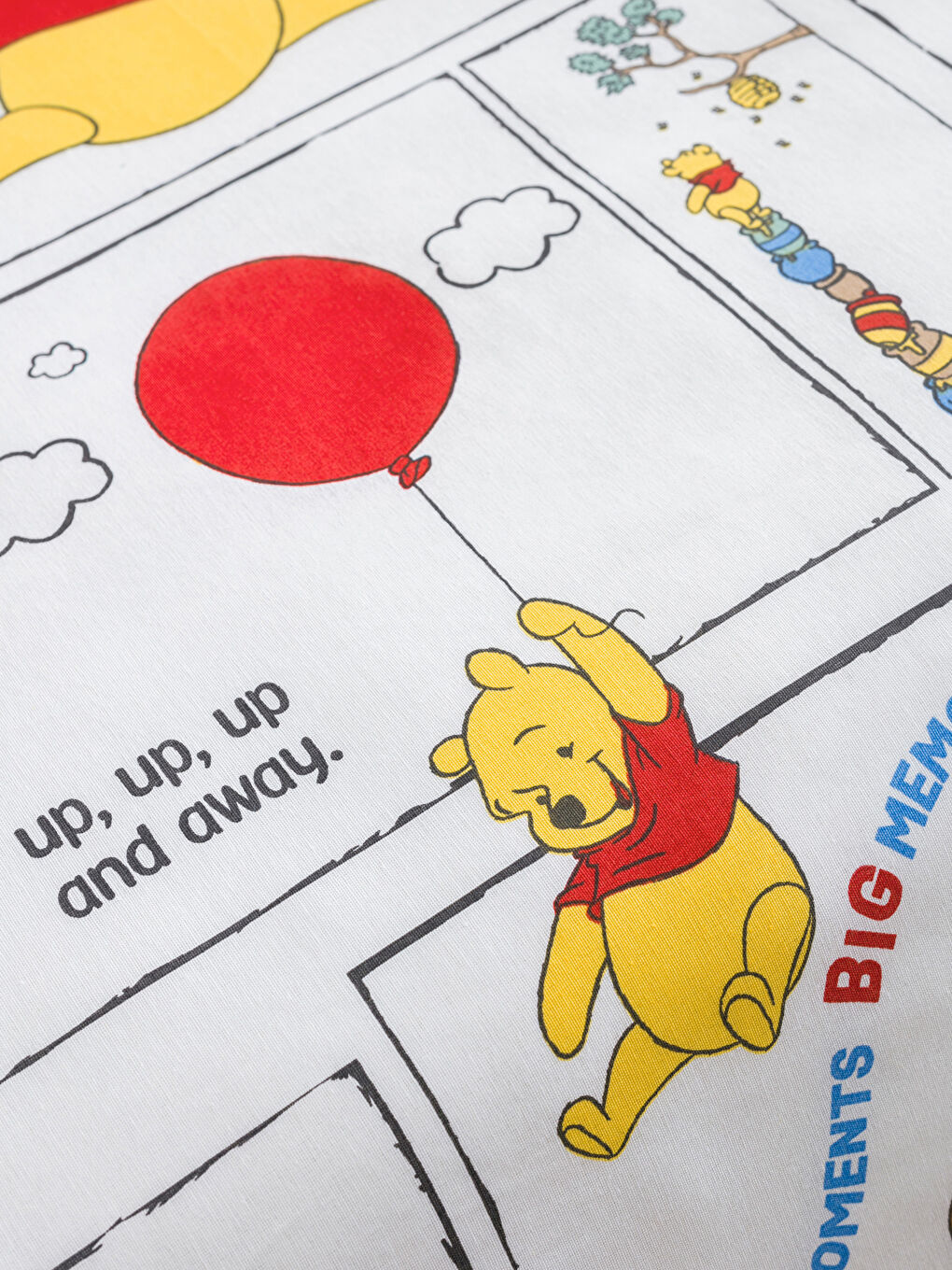 LCW HOME Karışık Baskılı Winnie the Pooh Baskılı Tek Kişilik Nevresim Seti - 4