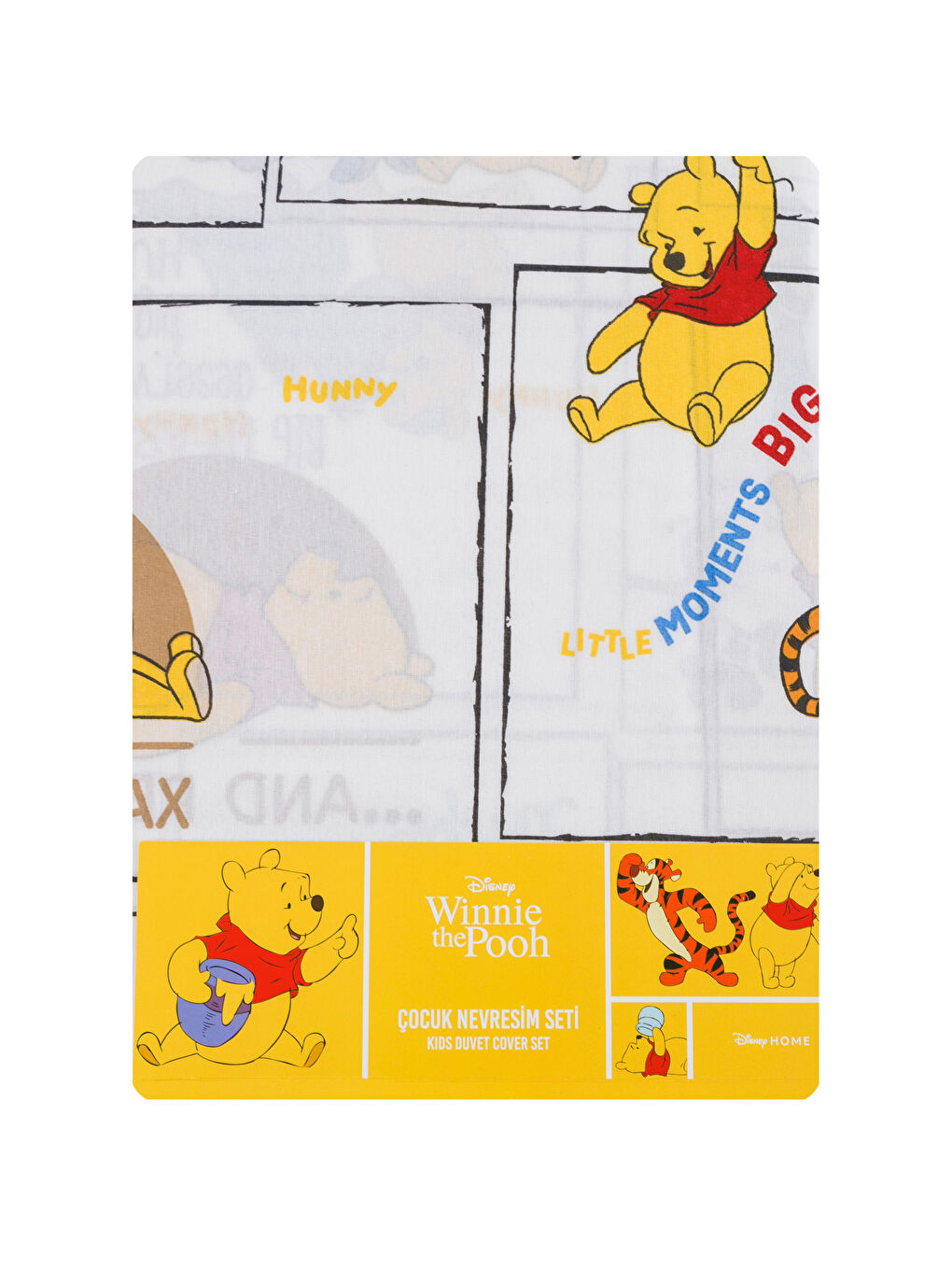 LCW HOME Karışık Baskılı Winnie the Pooh Baskılı Tek Kişilik Nevresim Seti - 6