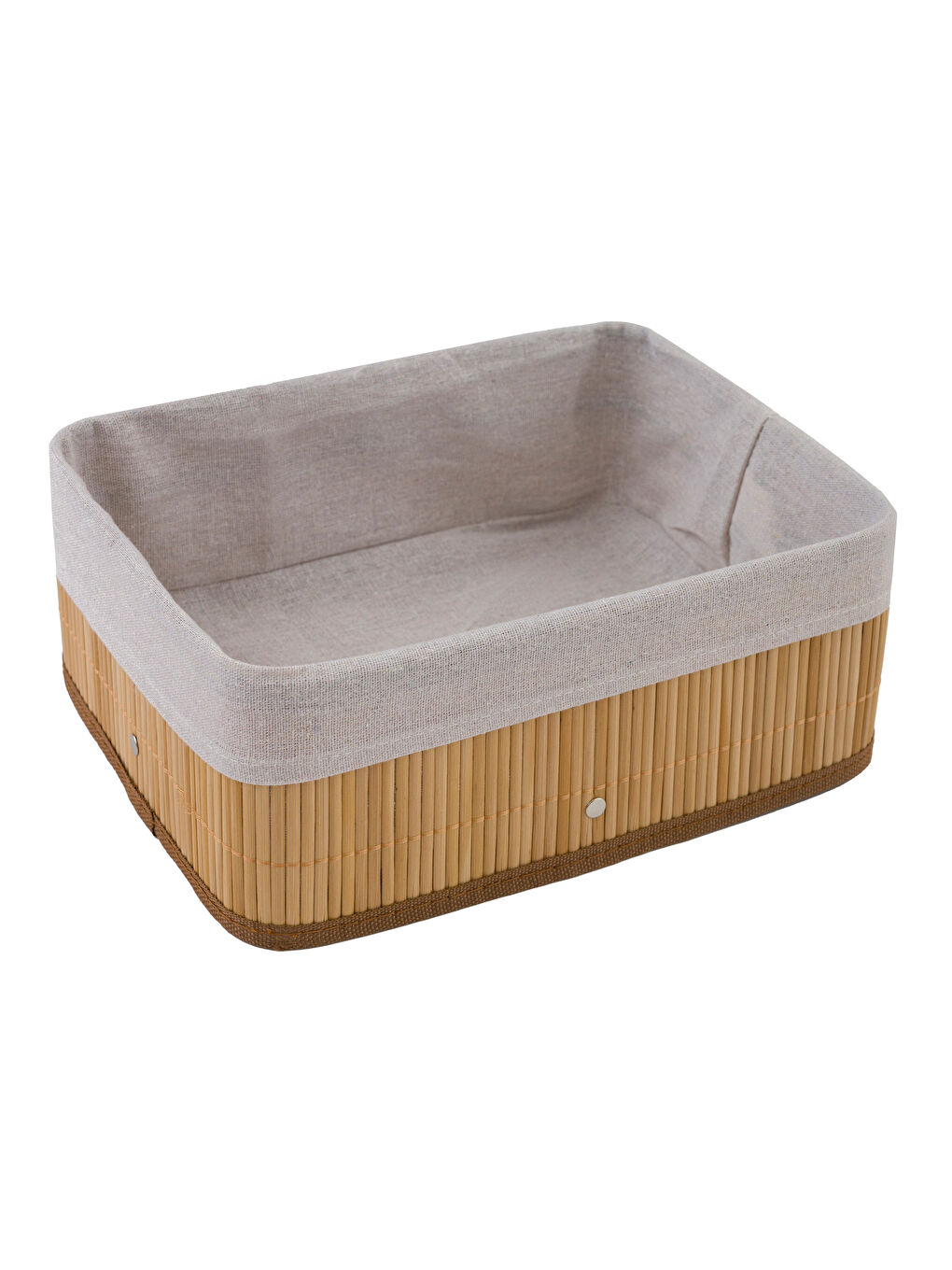 Сгъваема бамбукова кошница 30x22x12 см-4