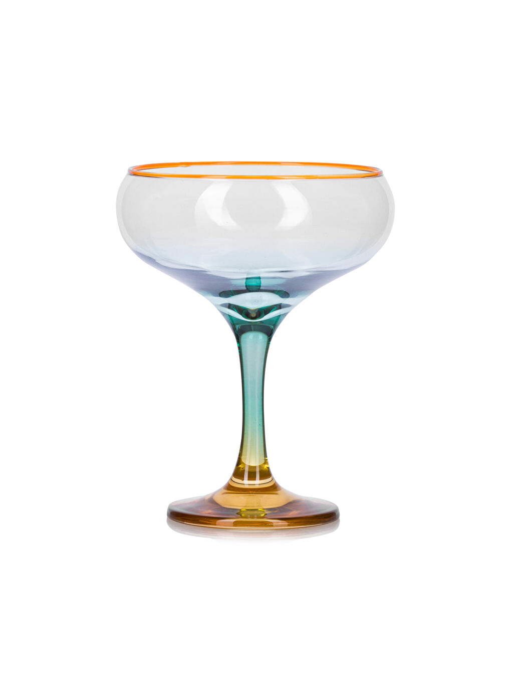 Set de Pahare de Apă Colorate cu Picior 2 Bucăți 270 ml-4